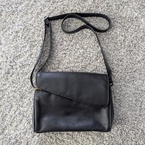 Marlo Navy Blue leather Women's Crossbody bag